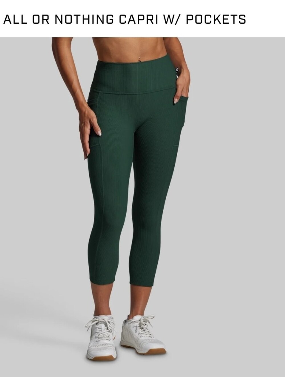 NWT Born Primitive All Or Nothing Capri Leggings W/ Pockets (S)